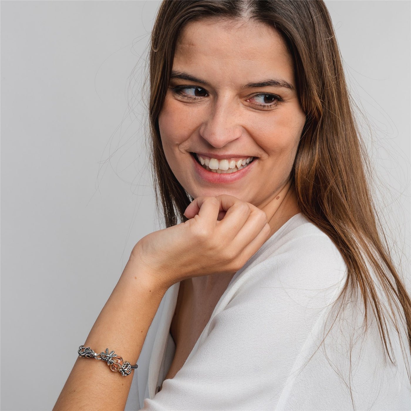 Trollbeads Charm TROLLBEADS BEAD IN Argento ABBRACCIO DELLA NATURA